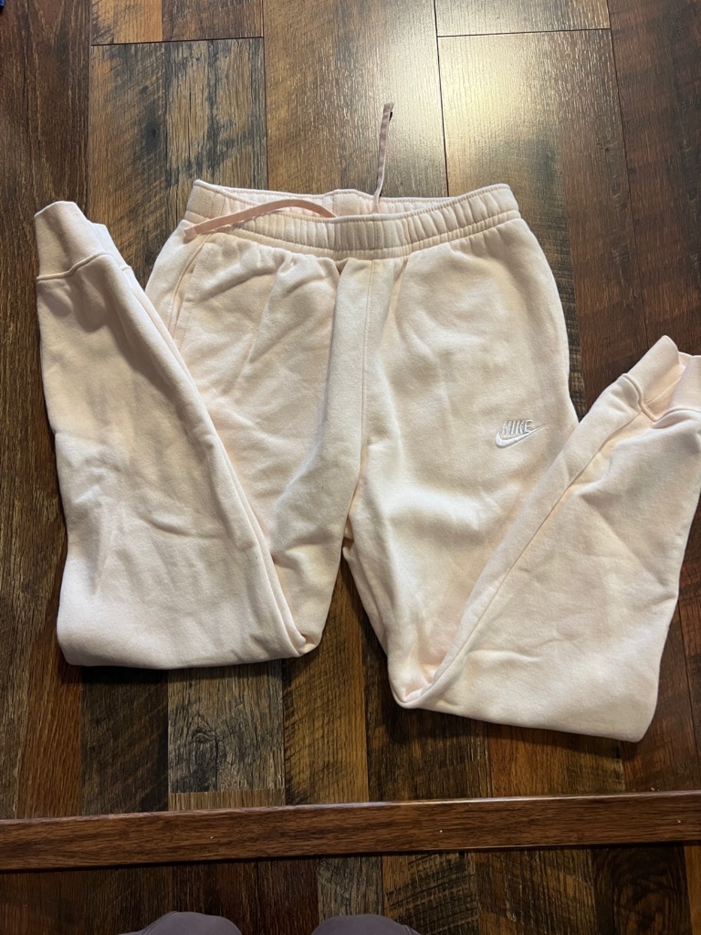 Nike Men Light Peach Fleece Joggers
